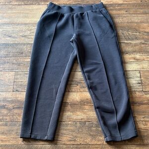 Calia Straight Leg Pleated Sweatpants Black size Small